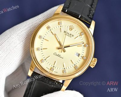 High Quality Replica Rolex Black 316 stainless steel strap Different Colors Face Dial Gold Ceramic Bezel Men Watch 40mm